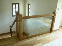 Τζαμένιο κάγκελο