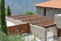 Πέργκολα από ξύλο