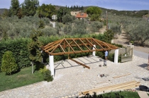 Ξύλινη πέργκολα 