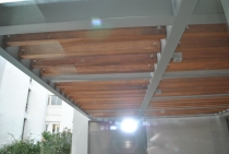 Πέργκολες  μέταλλο με  ξύλο