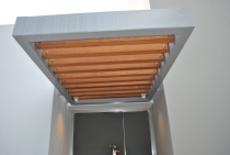 Πέργκολα  μέταλλο με ξύλο